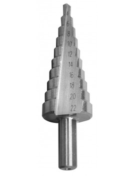 Forets coniques étages HSS - 4 à 22 mm